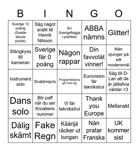 eurovision bingo|Iba pa.